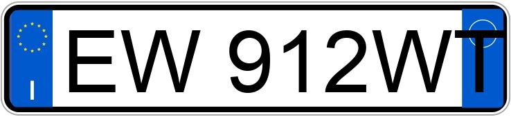 Numer rejestracyjny EW912WT posiada JEEP Cherokee 4as. 14-18