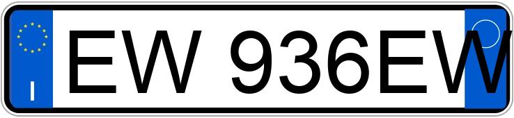 Numer rejestracyjny EW936EW posiada FIAT 500 Numer rejestracyjny EW936EW posiada FIAT 500
