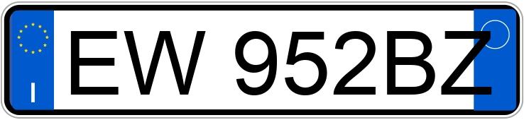 Numer rejestracyjny EW952BZ posiada FIAT Freemont Numer rejestracyjny EW952BZ posiada FIAT Freemont