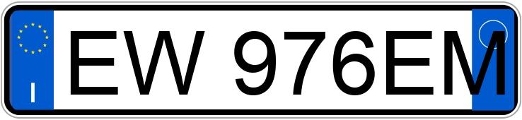 Numer rejestracyjny EW976EM posiada LANCIA Ypsilon 3a serie Numer rejestracyjny EW976EM posiada LANCIA Ypsilon 3a serie