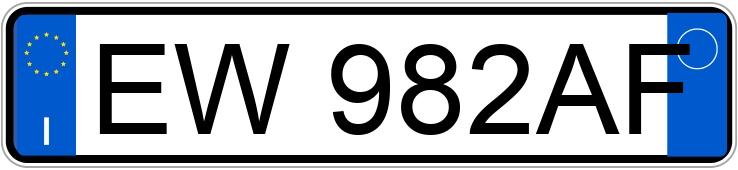 Numer rejestracyjny EW982AF posiada SKODA Octavia 3a serie