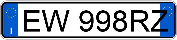 Numer rejestracyjny EW998RZ posiada VOLKSWAGEN Golf 7a serie Numer rejestracyjny EW998RZ posiada VOLKSWAGEN Golf 7a serie