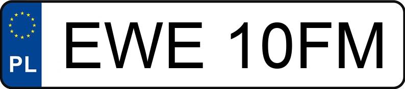 Numer rejestracyjny EWE 10FM posiada VOLKSWAGEN POLO 1.4 KAT - EWE10FM Numer rejestracyjny EWE 10FM posiada VOLKSWAGEN POLO 1.4 KAT - EWE10FM