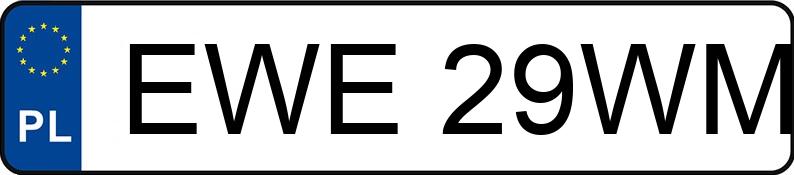 Numer rejestracyjny EWE 29WM posiada OPEL INSIGNIA - EWE29WM Numer rejestracyjny EWE 29WM posiada OPEL INSIGNIA - EWE29WM