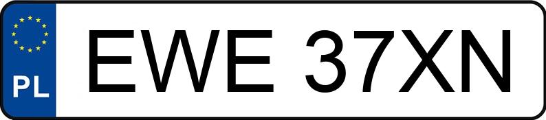 Numer rejestracyjny EWE 37XN posiada VOLKSWAGEN PASSAT - EWE37XN Numer rejestracyjny EWE 37XN posiada VOLKSWAGEN PASSAT - EWE37XN