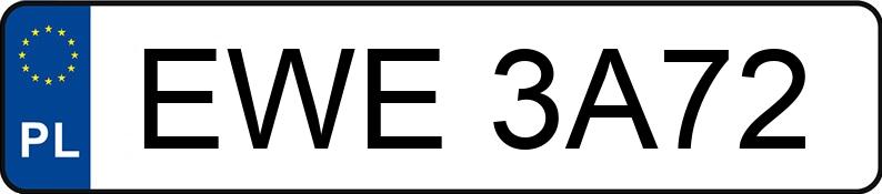 Numer rejestracyjny EWE 3A72 posiada BMW X1 - EWE3A72