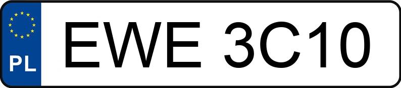 Numer rejestracyjny EWE 3C10 posiada VOLVO S60 2.4 MR`00 E3 - EWE3C10
