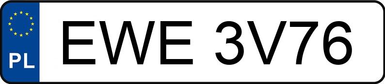 Numer rejestracyjny EWE 3V76 posiada INFINITI Q50 MR`14 E6 Sport Aut. - EWE3V76