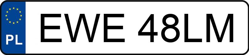 Numer rejestracyjny EWE 48LM posiada RENAULT MEGANE - EWE48LM