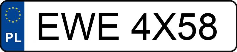 Numer rejestracyjny EWE 4X58 posiada FIAT BRAVO - EWE4X58 Numer rejestracyjny EWE 4X58 posiada FIAT BRAVO - EWE4X58