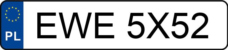 Numer rejestracyjny EWE 5X52 posiada VOLKSWAGEN GOLF SPORTSVAN - EWE5X52 Numer rejestracyjny EWE 5X52 posiada VOLKSWAGEN GOLF SPORTSVAN - EWE5X52
