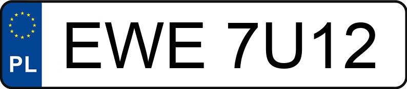 Numer rejestracyjny EWE 7U12 posiada BMW 318 - EWE7U12 Numer rejestracyjny EWE 7U12 posiada BMW 318 - EWE7U12