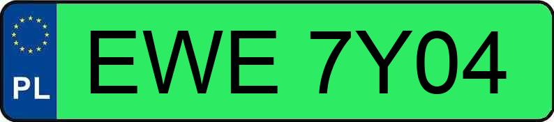 Numer rejestracyjny EWE 7Y04 posiada CITROEN E-C4 MR`20 C-Series 50kWh - EWE7Y04 Numer rejestracyjny EWE 7Y04 posiada CITROEN E-C4 MR`20 C-Series 50kWh - EWE7Y04