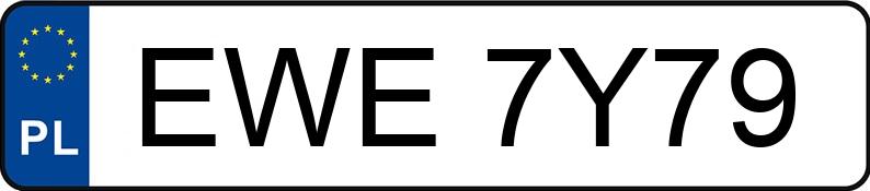 Numer rejestracyjny EWE 7Y79 posiada DODGE JOURNEY - EWE7Y79