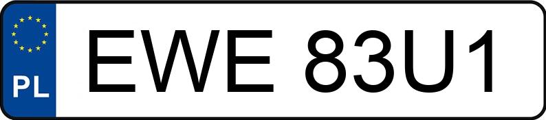 Numer rejestracyjny EWE 83U1 posiada VOLKSWAGEN Polo IV 1.4 MR`02 E4 Comfortline Aut. - EWE83U1 Numer rejestracyjny EWE 83U1 posiada VOLKSWAGEN Polo IV 1.4 MR`02 E4 Comfortline Aut. - EWE83U1