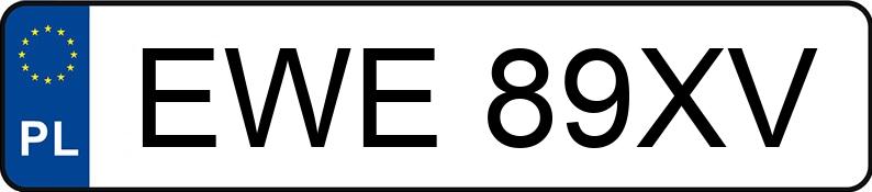 Numer rejestracyjny EWE 89XV posiada CITROEN C3 Van 1.4 HDI Kat. MR`05 E4 1.5t C3 Van 1.4 HDI Kat. MR`05 E4 1.5t - EWE89XV