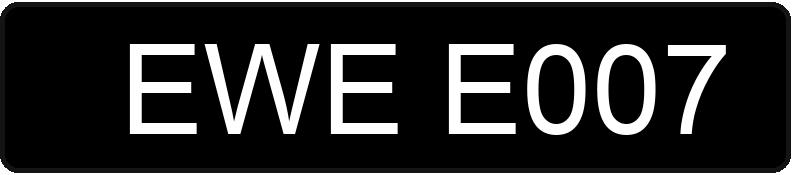 Numer rejestracyjny EWE E007 posiada VOLKSWAGEN Polo III 1.4 Kat. MR`94 60 - EWEE007 Numer rejestracyjny EWE E007 posiada VOLKSWAGEN Polo III 1.4 Kat. MR`94 60 - EWEE007