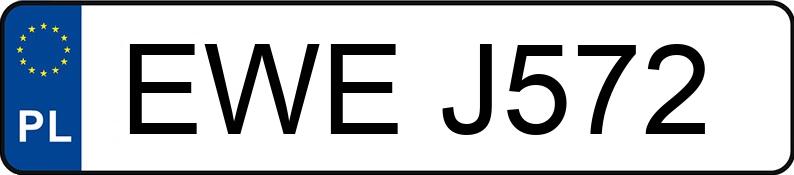 Numer rejestracyjny EWE J572 posiada DAF FAR95XF380 - EWEJ572