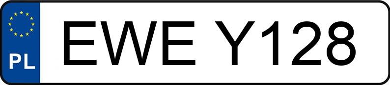 Numer rejestracyjny EWE Y128 posiada SKODA OCTAVIA - EWEY128 Numer rejestracyjny EWE Y128 posiada SKODA OCTAVIA - EWEY128