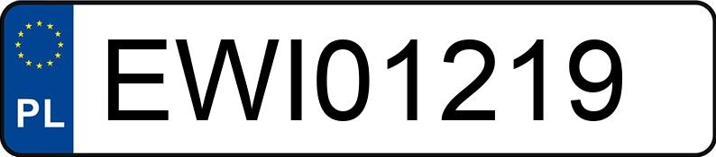 Numer rejestracyjny EWI 01219 posiada VOLKSWAGEN BORA - EWI01219