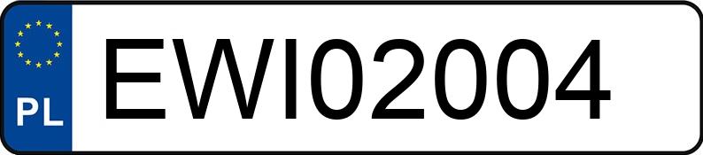 Numer rejestracyjny EWI 02004 posiada PEUGEOT 208 - EWI02004 Numer rejestracyjny EWI 02004 posiada PEUGEOT 208 - EWI02004