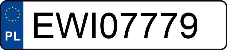 Numer rejestracyjny EWI 07779 posiada BMW 418D - EWI07779