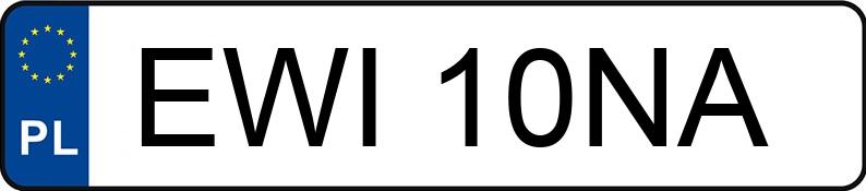 Numer rejestracyjny EWI10NA posiada LANCIA Kappa 2.4 Kat. MR`95 LX