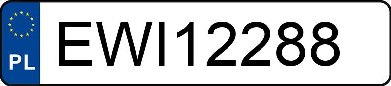 Numer rejestracyjny EWI 12288 posiada AUDI Q7 - EWI12288 Numer rejestracyjny EWI 12288 posiada AUDI Q7 - EWI12288