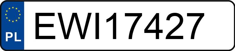 Numer rejestracyjny EWI 17427 posiada SEAT LEON - EWI17427