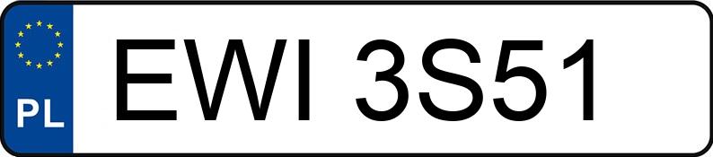 Numer rejestracyjny EWI 3S51 posiada ROVER 75 - EWI3S51 Numer rejestracyjny EWI 3S51 posiada ROVER 75 - EWI3S51