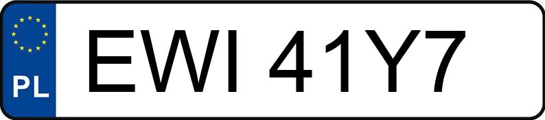 Numer rejestracyjny EWI41Y7 posiada BMW Seria 5 520i Kat. E34