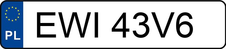 Numer rejestracyjny EWI 43V6 posiada VOLKSWAGEN SHARAN 2,8 VR6 - EWI43V6 Numer rejestracyjny EWI 43V6 posiada VOLKSWAGEN SHARAN 2,8 VR6 - EWI43V6