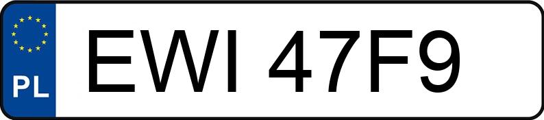 Numer rejestracyjny EWI 47F9 posiada SEAT TOLEDO - EWI47F9