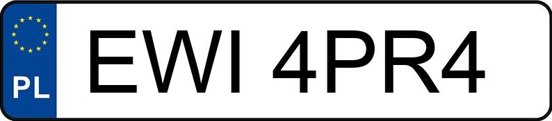 Numer rejestracyjny EWI 4PR4 posiada ORTEN AG - EWI4PR4