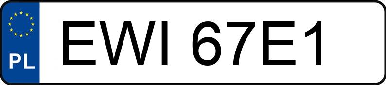 Numer rejestracyjny EWI67E1 posiada VOLKSWAGEN Transporter T4 SD MR`96 2.7t Transporter T4 SD MR`96 2.7t