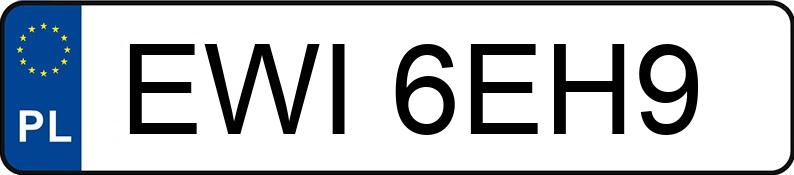 Numer rejestracyjny EWI 6EH9 posiada POLARIS RZR - EWI6EH9 Numer rejestracyjny EWI 6EH9 posiada POLARIS RZR - EWI6EH9