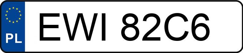 Numer rejestracyjny EWI82C6 posiada BMW Seria 3 316i Kat. E36