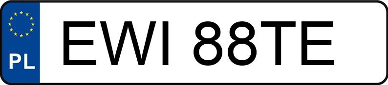 Numer rejestracyjny EWI 88TE posiada OPEL ASTRA-G-CARAVAN - EWI88TE