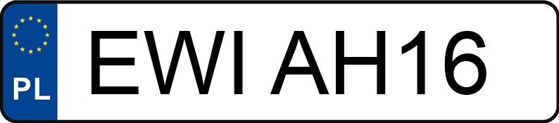 Numer rejestracyjny EWI AH16 posiada PEUGEOT PARTNER - EWIAH16 Numer rejestracyjny EWI AH16 posiada PEUGEOT PARTNER - EWIAH16