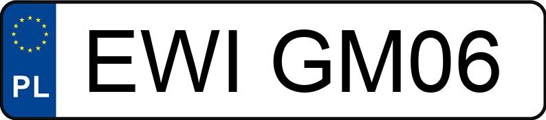 Numer rejestracyjny EWI GM06 posiada OPEL CORSA - EWIGM06
