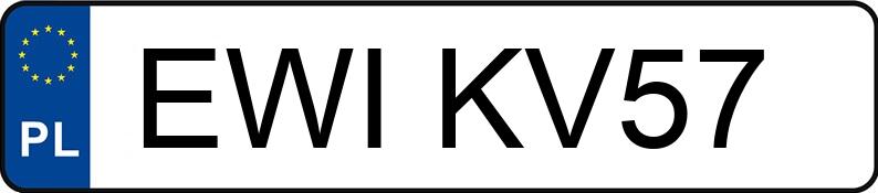 Numer rejestracyjny EWI KV57 posiada OPEL Astra II 1.7 DTI MR`98 GL - EWIKV57 Numer rejestracyjny EWI KV57 posiada OPEL Astra II 1.7 DTI MR`98 GL - EWIKV57