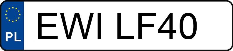 O número de registro EWI LF40 tem HYUNDAI Tucson 2.0 MR`06 E4 Comfort - EWILF40