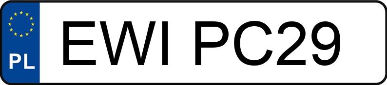 Numer rejestracyjny EWI PC29 posiada MERCEDES-BENZ 821 Atego E6 7.5t 821 - EWIPC29