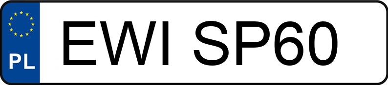 Numer rejestracyjny EWI SP60 posiada BMW 320D XDRIVE - EWISP60