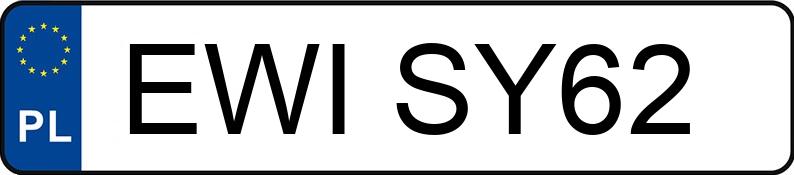 Numer rejestracyjny EWI SY62 posiada HYUNDAI KONA - EWISY62 Numer rejestracyjny EWI SY62 posiada HYUNDAI KONA - EWISY62