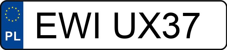 Numer rejestracyjny EWIUX37 posiada BMW 525 Touring Diesel Kat. MR`01 E3 E39 525 Touring Diesel Kat. MR`01 E3 E39