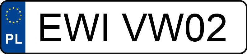 Numer rejestracyjny EWI VW02 posiada OPEL Astra IV 1.4 MR`10 E5 Enjoy - EWIVW02