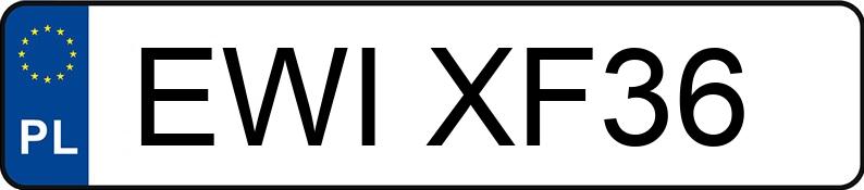 Numer rejestracyjny EWI XF36 posiada VOLKSWAGEN Golf IV Variant MR`97 E3 Basis Aut. - EWIXF36