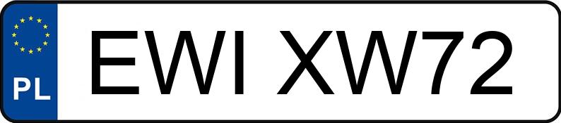 Numer rejestracyjny EWI XW72 posiada MAZDA CX-30 - EWIXW72