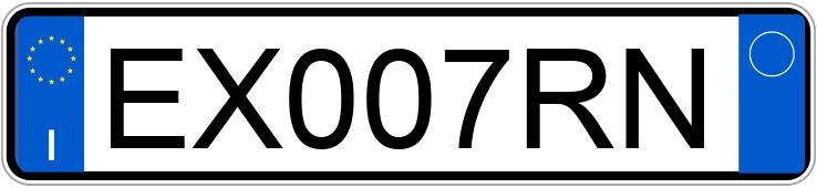 Numer rejestracyjny EX007RN posiada NISSAN Qashqai 2a serie